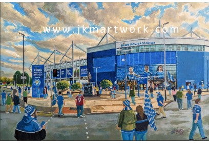 King Power Stadium 'Going to the Match' Fine Art Print - Leicester City FC